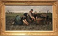 Aardappelrooiers bij Rolde ca 1878 door Theo Hanrath (1853-1883)