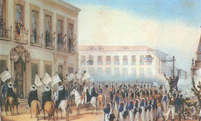 Aclamação de D Pedro II em 1831 by Debret