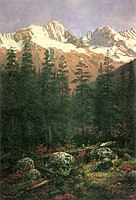 Canadian Rockies (c. 1889) by Albert Bierstadt