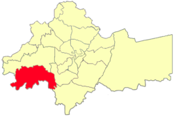 Location of district in Amman