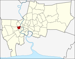 Khet location in Bangkok