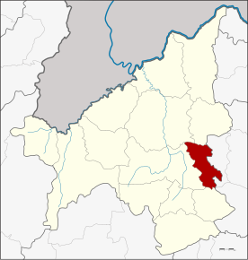 Amplasarea districtului în provincia Loei