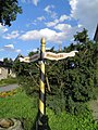 Nachbildung einer Armsäule in Grillenburg im Tharandter Wald