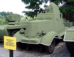 BA-20 toisen maailmansodan museossa Kiovassa.