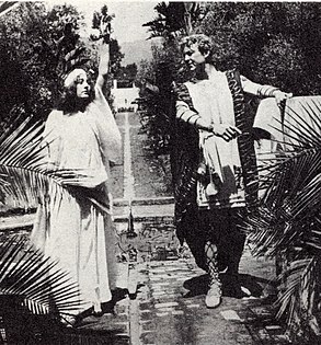 Betty Harte and Hobart Bosworth in The Roman (1910)