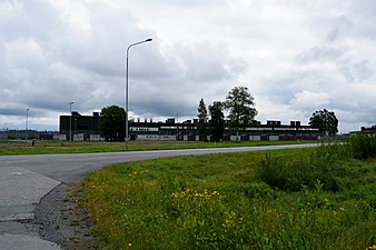 Hangarer vid Bodens helikopterflygplats