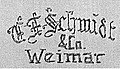 Logo 5 C.F.Schmidt / & Co. / Weimar