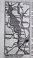Carte montrant la prise définitive de Gricourt par l'armée anglaise en septembre 1918.