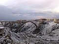 Ponte Bisantis innevato