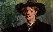 Rupert Brooke hacia 1911 pintado por Clara Ewald