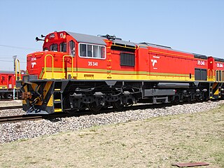 No 35-341 in Transnet Freight Rail-kleure, Koedoespoort, 29 September 2015