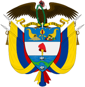 Coat of arms of Republic of Colombia.