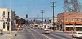 D and Main Streets during the 1950s