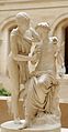 Jean-Pierre Cortot: statue af Dafnis og Chloe (1827) på Louvre i Paris.