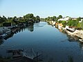 Danube–Oder Canal, finished part near Vienna