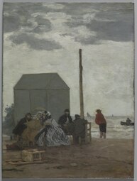 La Plage de Deauville, 1864, Cleveland Museum of Art.