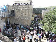 The Grave of Rabbi Simeon bar Yochai in Meron on Lag Ba'Omer