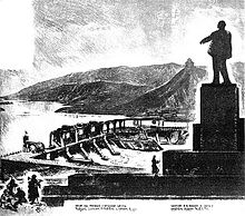 I. Nivinskiy - Lenin's monument at ZAGES.JPG