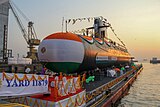 Launch of Vagir at Mazgaon Docks.