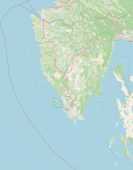 Cukrići na karti Istarska županija
