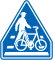 横断歩道・自転車横断帯 (407の3)