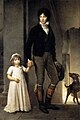 Ο Jean Baptist Isabey με την κόρη του, 1795, Παρίσι, Μουσείο του Λούβρου
