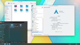 Скриншот программы KDE Plasma 5