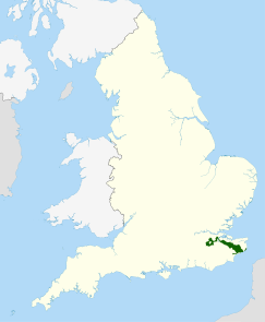 Локатор Kent Downs AONB map.svg