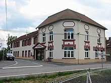 Ang Town Hall sa La Houssière