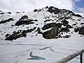 Il lago Sucotto ghiacciato