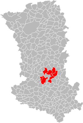 Localisation de Communauté de communes Arc-en-Sèvre
