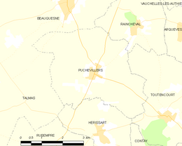 Puchevillers – Mappa