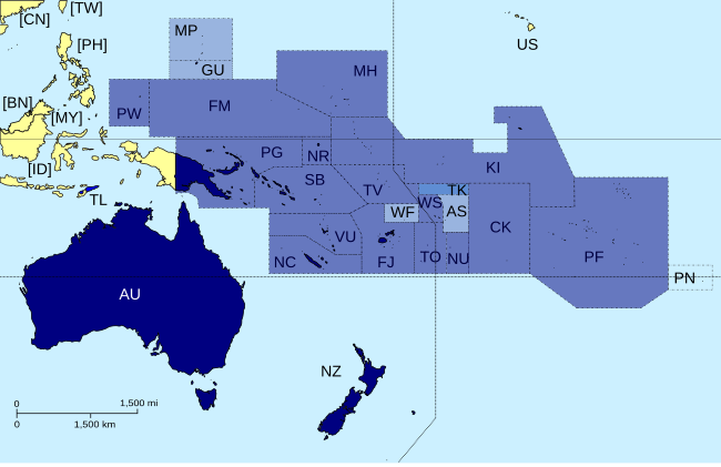 Members of Pacific Island Forum.svg