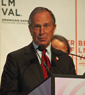 New York City Mayor Michael Bloomberg opening ...