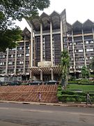 Finance Ministry in Yaoundé.