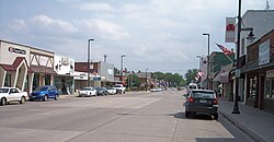 Union Street in downtown Mora in May 2007