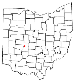 Location of Choctaw Lake, Ohio