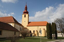 kostel sv. Petra a Pavla v Dalešicích