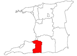 Location of Penal-Debe