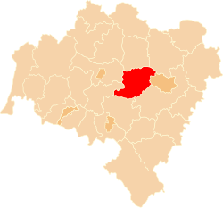 Location within the voivodeship