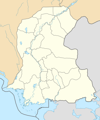 Location map Sindh