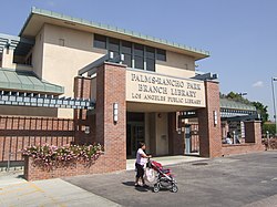 Palms-Rancho Park branch library in Los Angeles (California) Public Library system