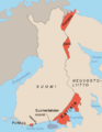 Areas ceded to Soviet Union at the end of WWII