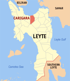 Carigara na Leyte Coordenadas : 11°18'N, 124°41'E