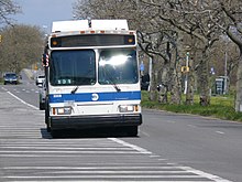 A Q35 bus near Floyd Bennett Field Q35 at Floyd Bennett Field 02.JPG