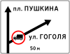 Preliminary direction indicator