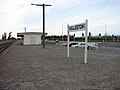 Rolleston railway station, looking north towards Templeton.