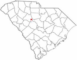 Site of area in U.S. state of South Carolina