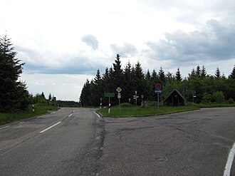 Passhöhe, Blick Richtung Osten