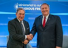 Peters meets US Secretary of State Mike Pompeo, 17 July 2018 Secretary Pompeo Meets With New Zealand Foreign Minister Peters.jpg